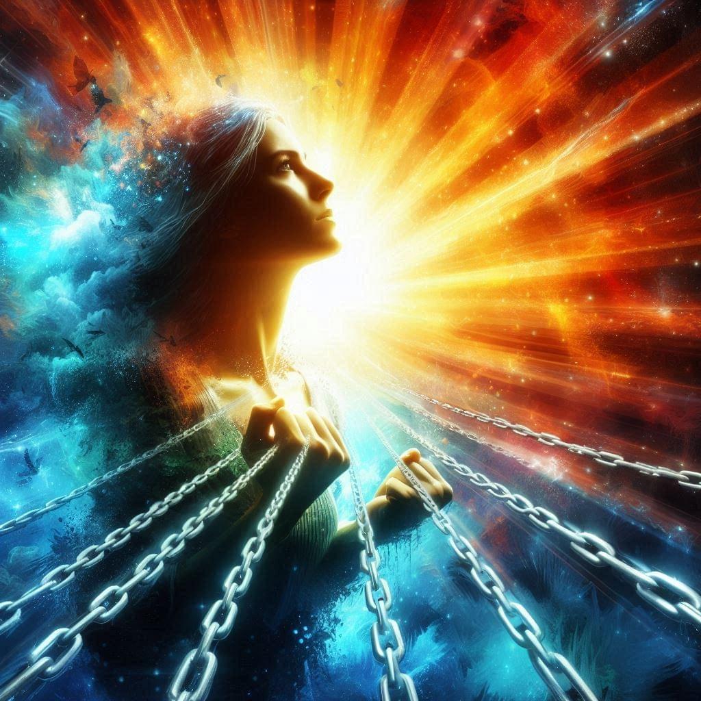 I Am the Celestial Self-breaking the chains of egregore sponsored lies imagery I Am the Celestial Self-breaking the chains of egregore sponsored lies imagery