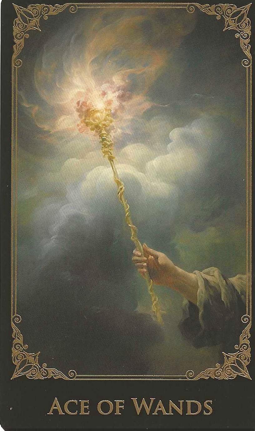 Ace of Wands-The Baroque Tarot Ace of Wands-The Baroque Tarot