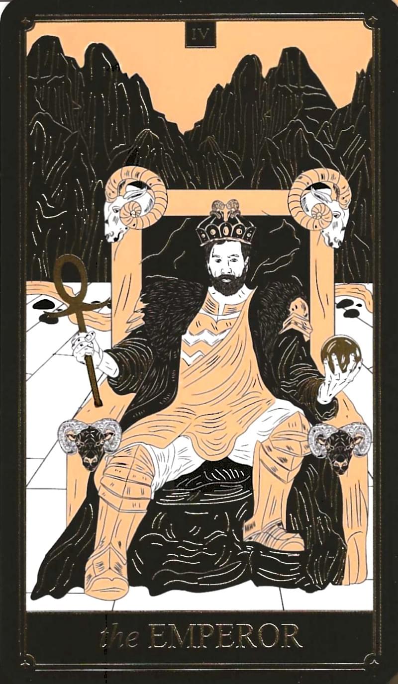Wyspell Tarot-Key 4- The Emperor Wyspell Tarot-Key 4- The Emperor
