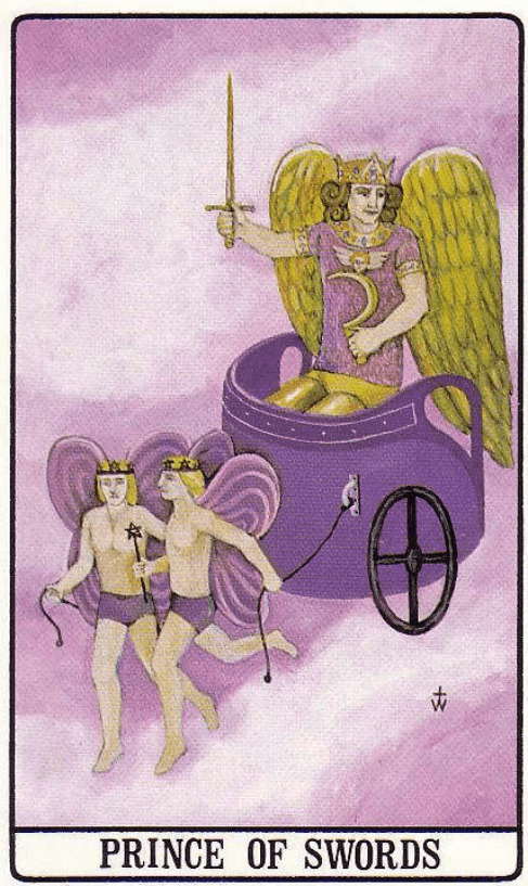 Golden Dawn Tarot- Prince of Swords Golden Dawn Tarot- Prince of Swords