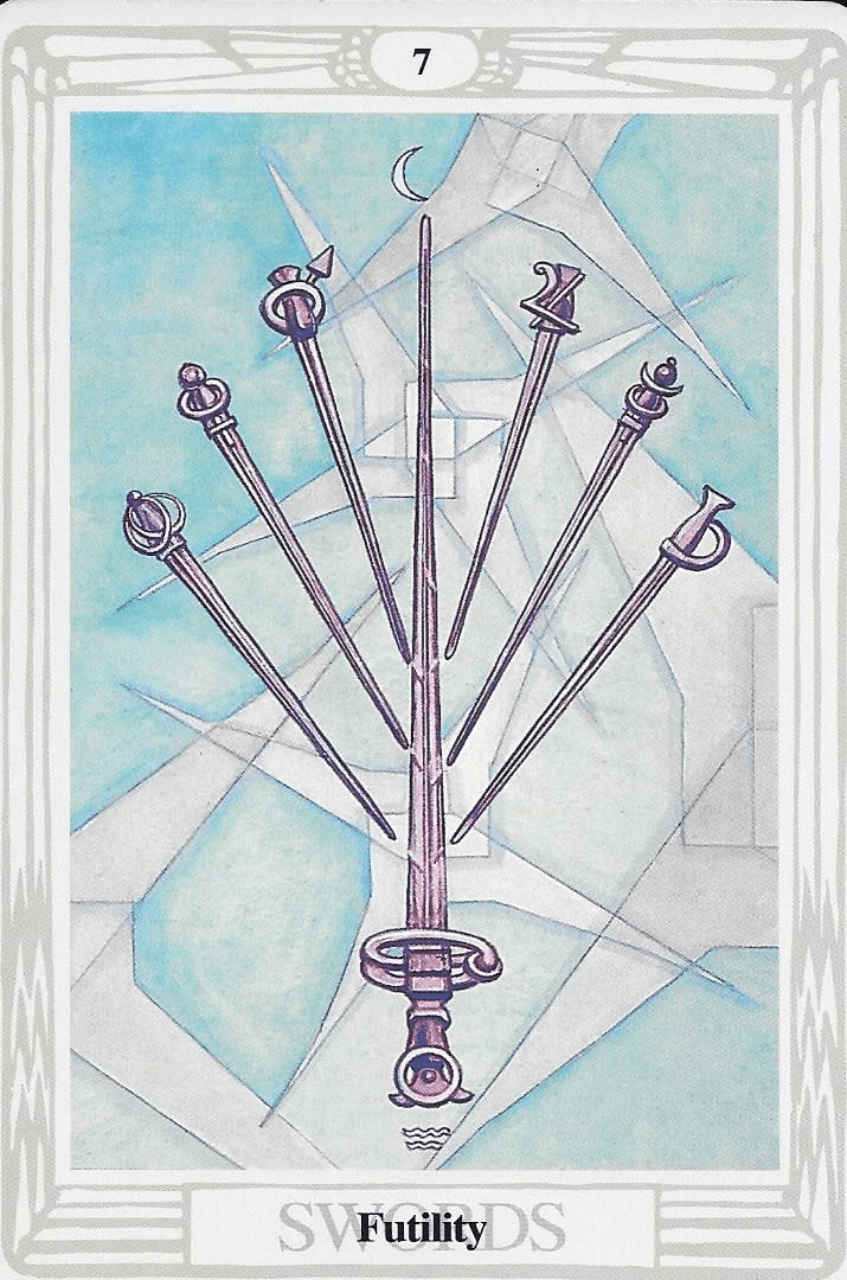 7 of Swords -Thoth Tarot 7 of Swords -Thoth Tarot