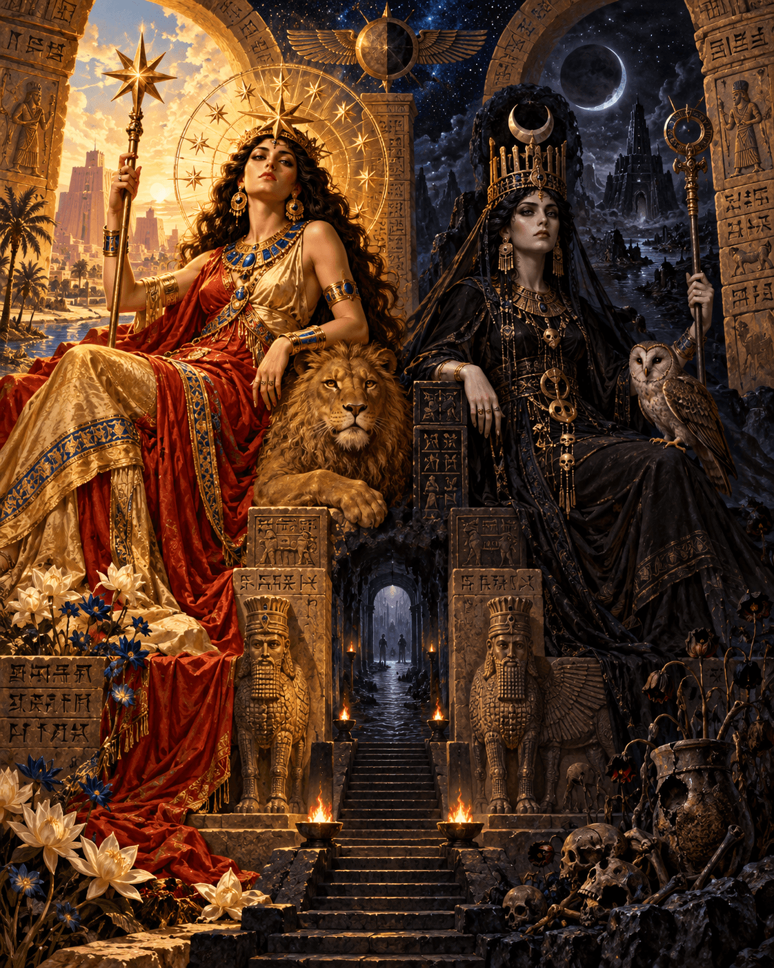 The Underworld Goddess: Inanna and Ereshkigal The Underworld Goddess: Inanna and Ereshkigal