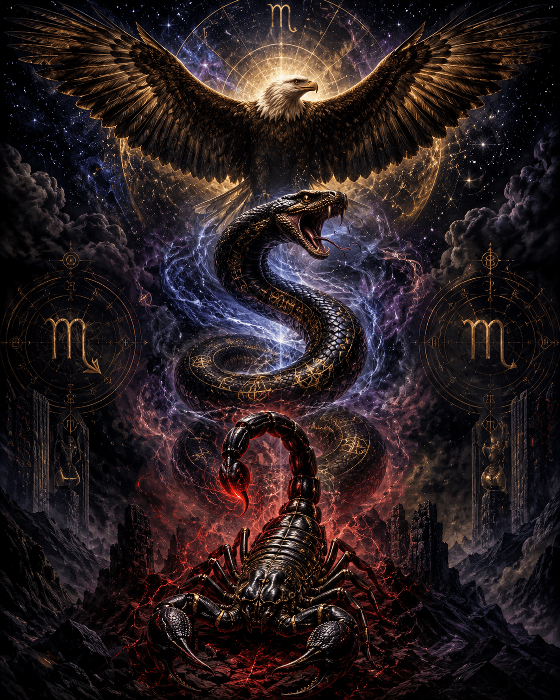 The three images of Scorpio The three images of Scorpio