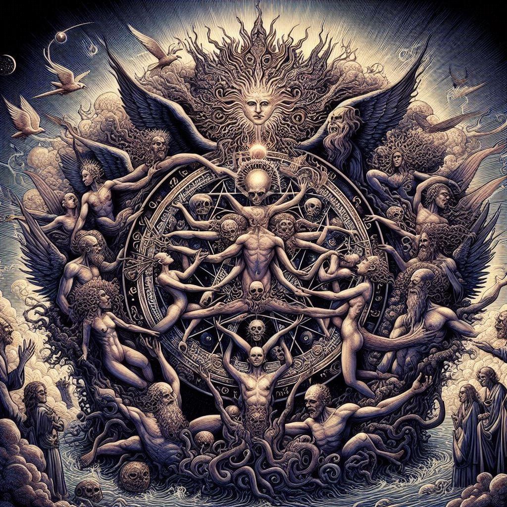 Egregore spell on the collective mind imagery Egregore spell on the collective mind imagery