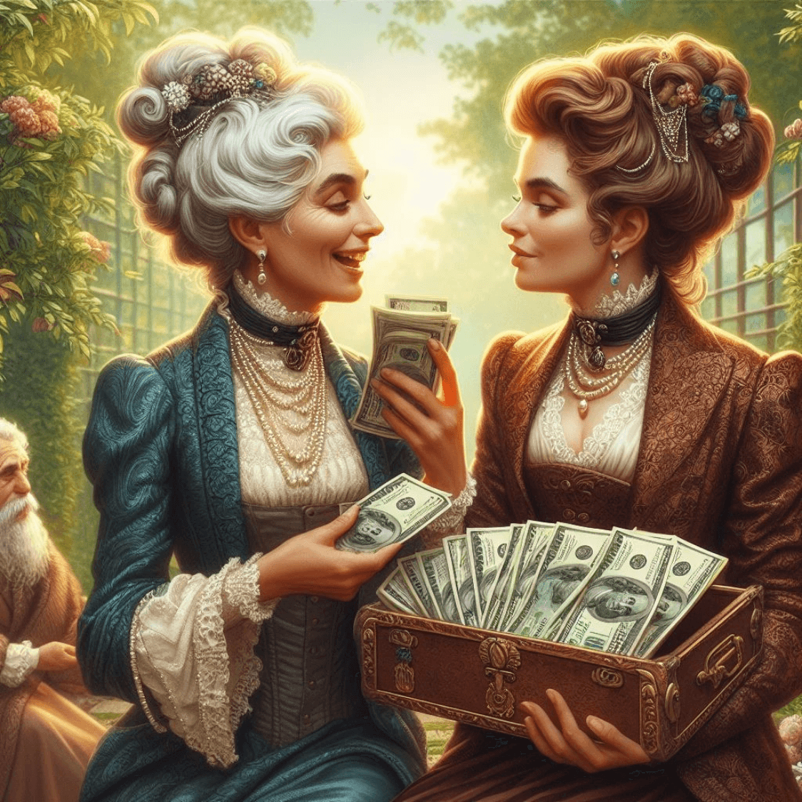 Sharing wealth imagery Sharing wealth imagery