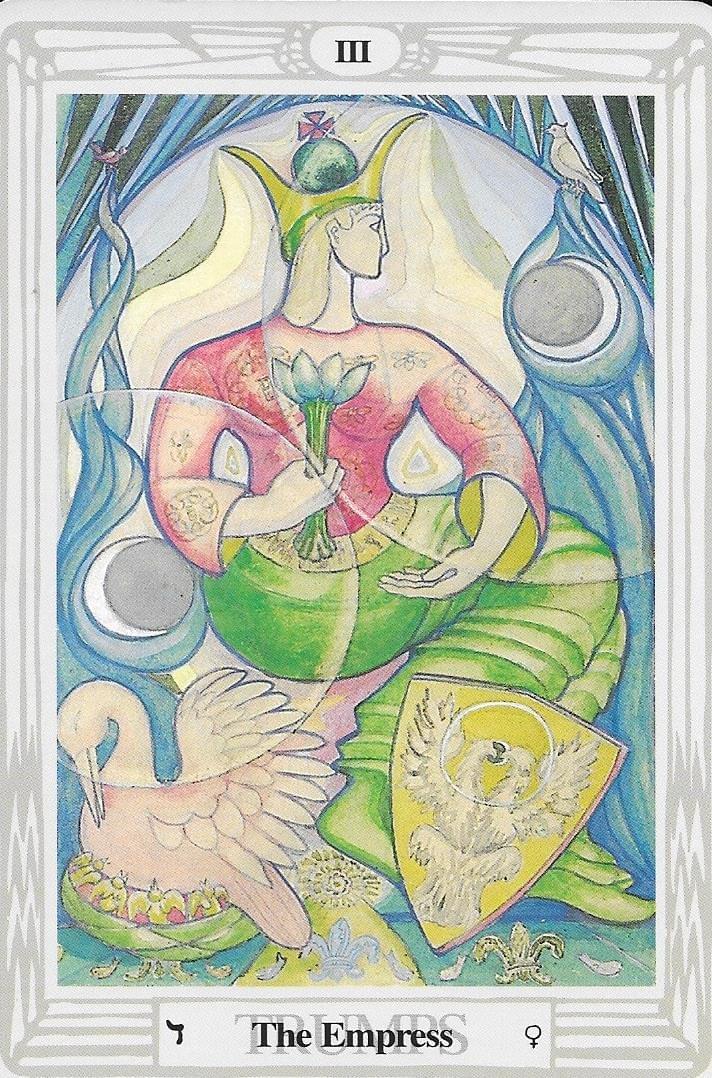Thoth Tarot ATU 3- The Empress -Daleth the door of Heaven Thoth Tarot ATU 3- The Empress -Daleth the door of Heaven