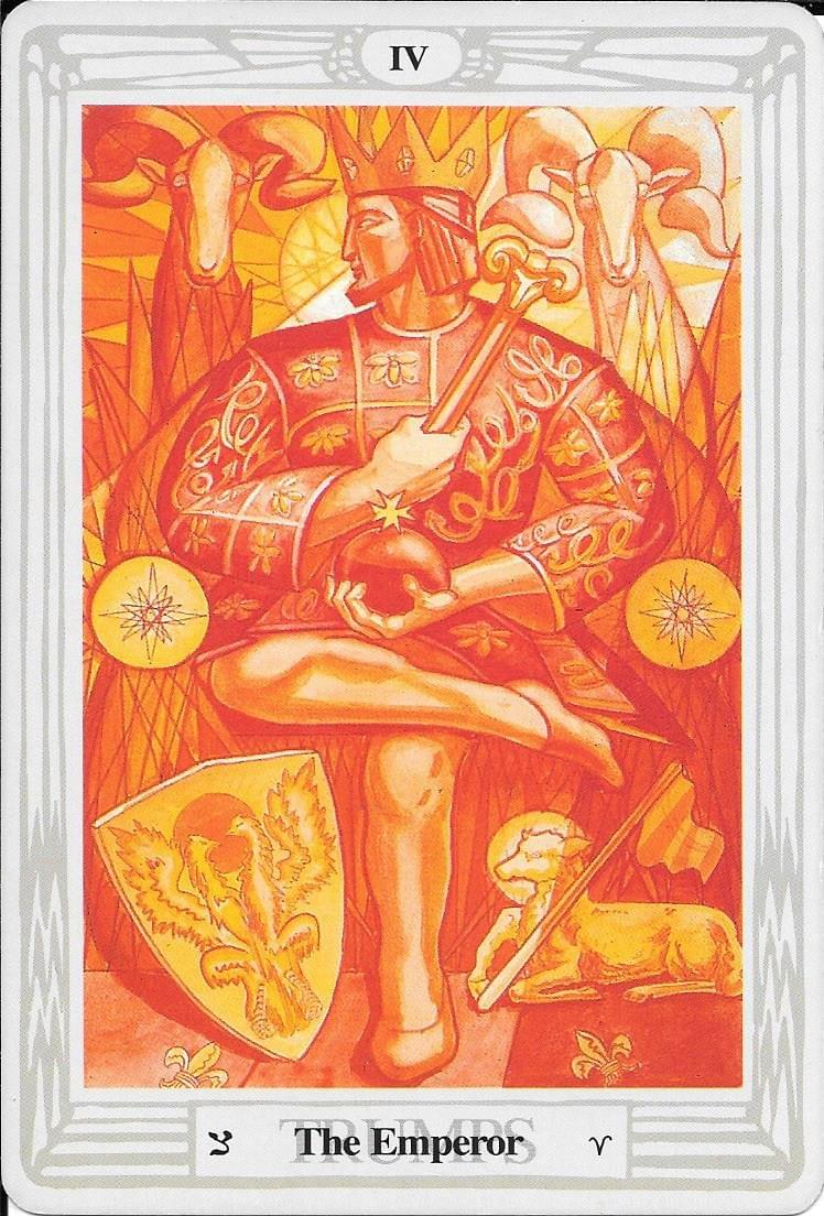 The Emperor-Atu 4-Thoth Tarot The Emperor-Atu 4-Thoth Tarot