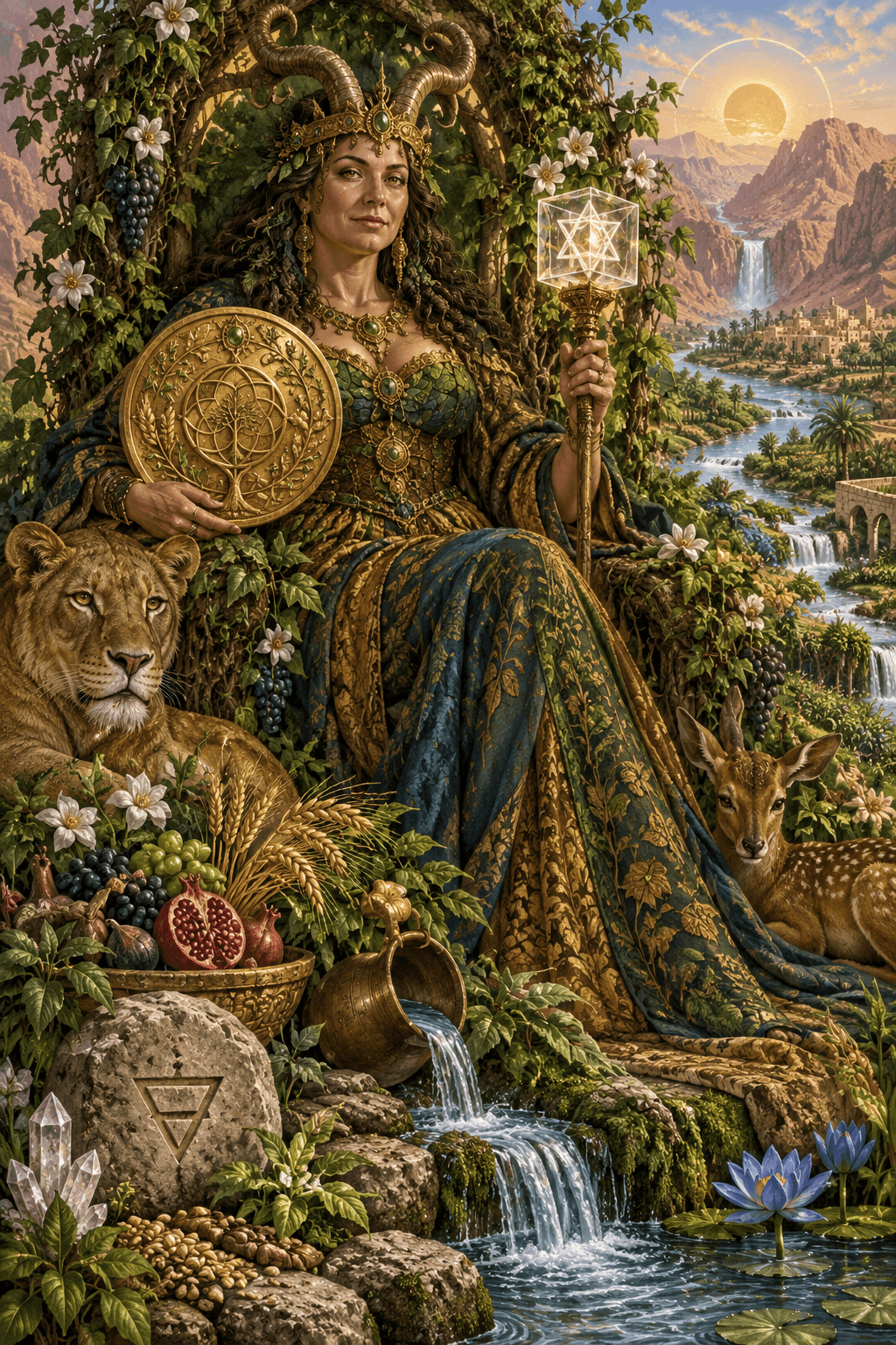 Queen of Disks — Water of Earth Queen of Disks — Water of Earth