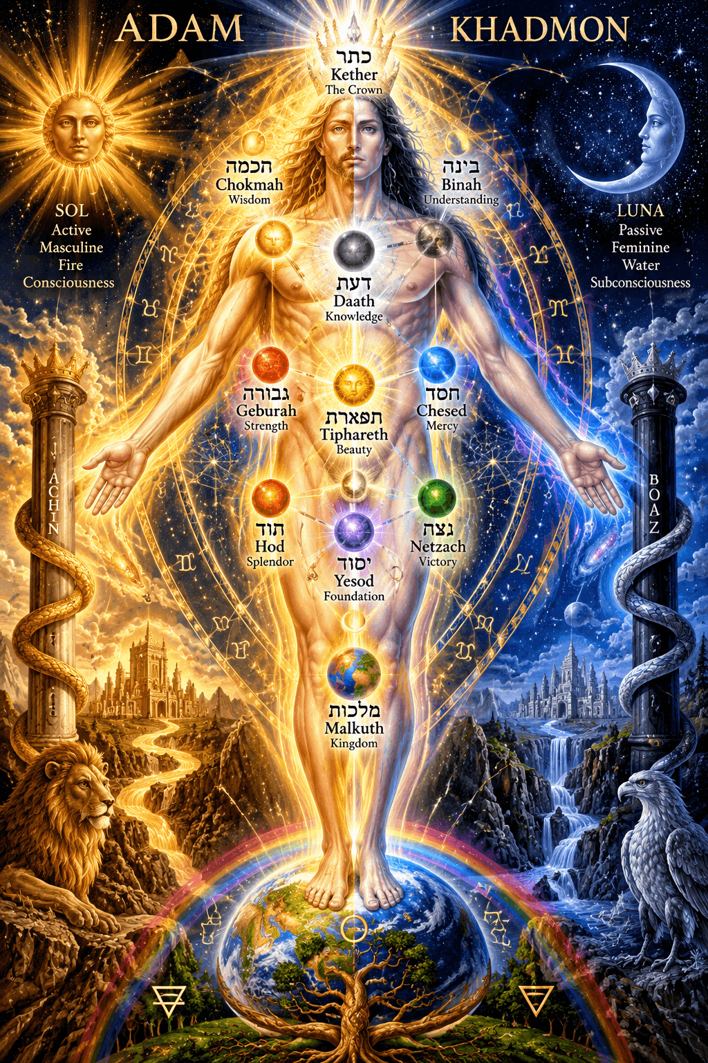 Adam Khadmon : The Hermetic heavenly human Adam Khadmon : The Hermetic heavenly human