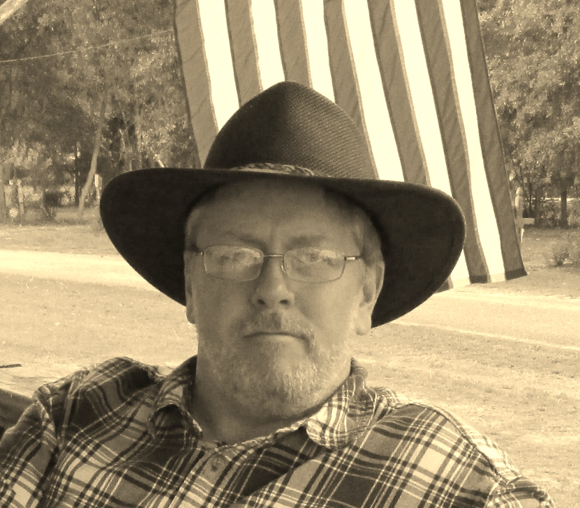 Author Scott C. Pyron relaxing on the Homestead Author Scott C. Pyron relaxing on the Homestead