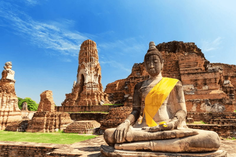 buddha in ayutthaya buddha in ayutthaya