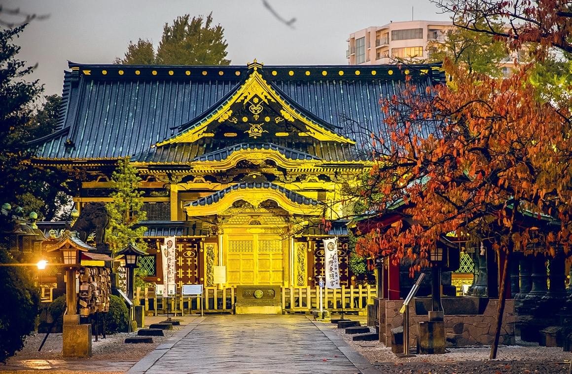 A temple in Ueno A temple in Ueno
