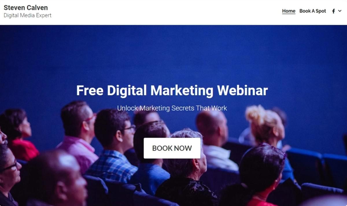 Marketing Webinar Modelo da Strikingly Marketing Webinar Modelo da Strikingly