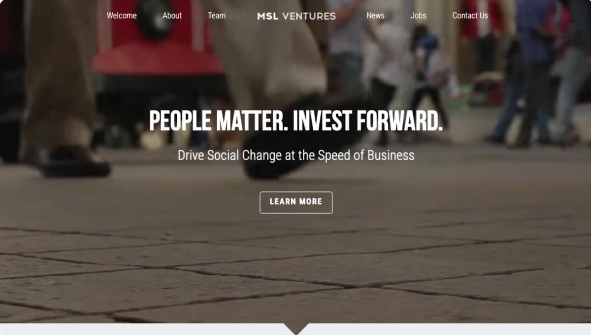 MSL Ventures-sjabloon van Strikingly MSL Ventures-sjabloon van Strikingly