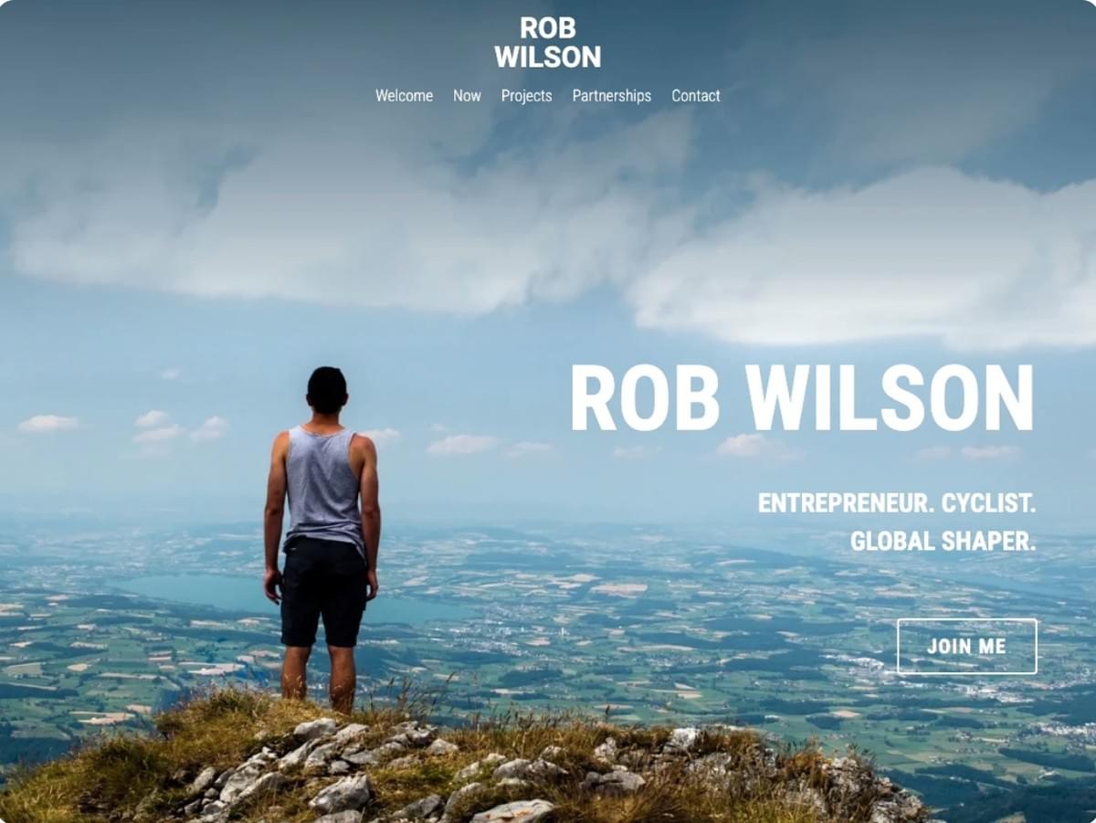 Helles Website-Template von Strikingly Helles Website-Template von Strikingly