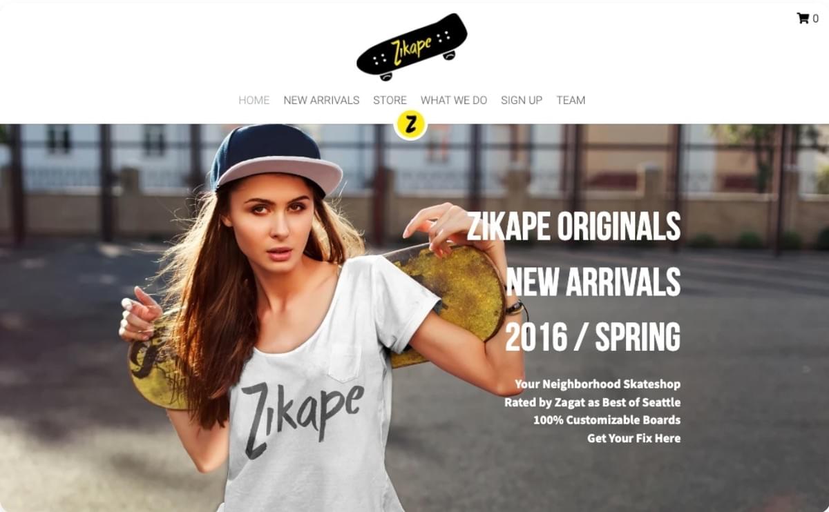 Zikape Online Winkel Sjabloon Zikape Online Winkel Sjabloon