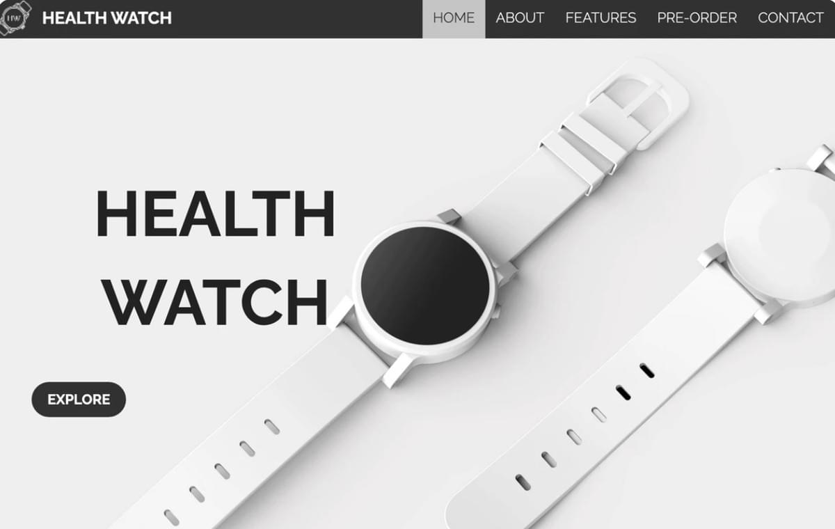 Health Watch-mall från Strikingly Health Watch-mall från Strikingly