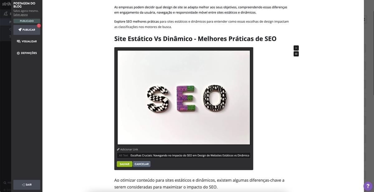 Escolhas Cruciais: Navegando no Impacto do SEO em Design de Websites Estáticos vs Dinâmicos Escolhas Cruciais: Navegando no Impacto do SEO em Design de Websites Estáticos vs Dinâmicos