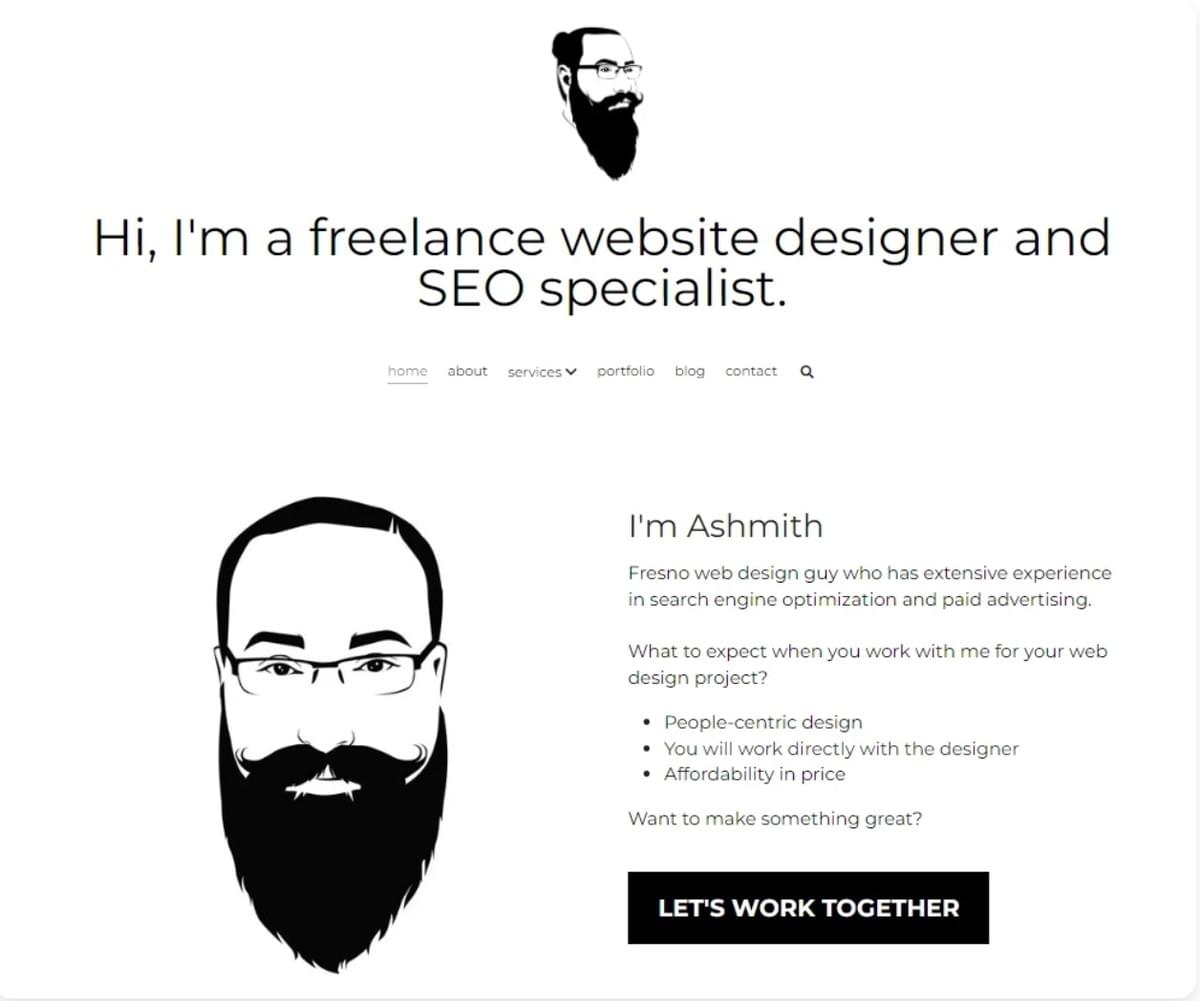 Starten eines Website-Designs wie Ashmith Starten eines Website-Designs wie Ashmith