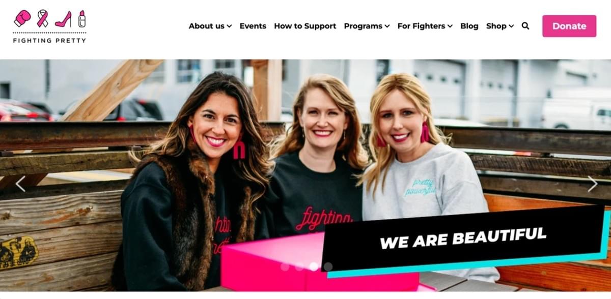 Fighting Pretty aangepast logo Fighting Pretty aangepast logo