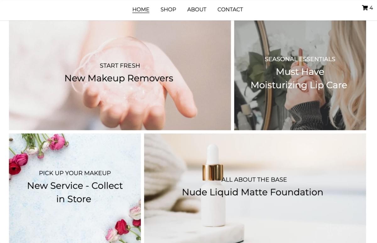 Chloe Makeup Sjabloon van Strikingly Chloe Makeup Sjabloon van Strikingly