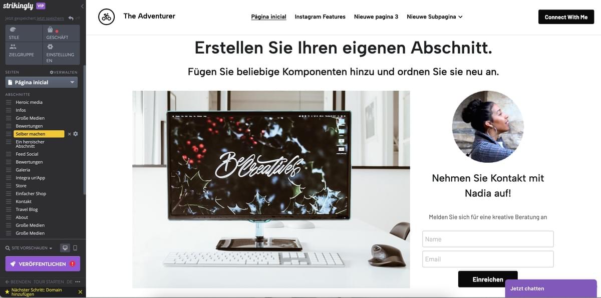 Strikingly Drag-and-Drop-Editor Strikingly Drag-and-Drop-Editor