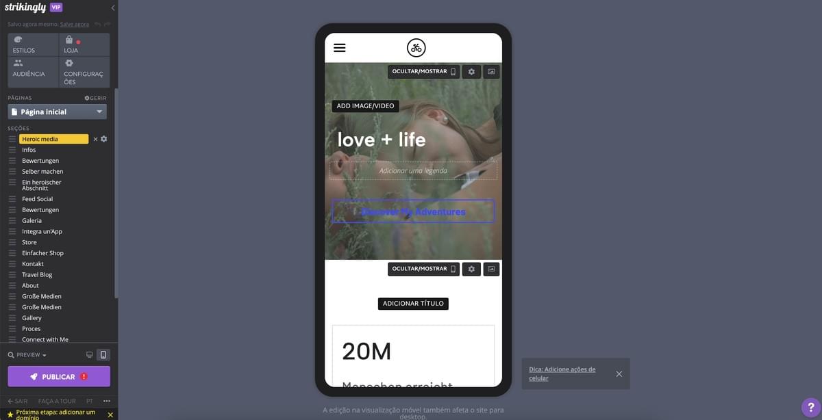 Poderoso no Bolso: Criando um Design de Site Móvel que Cativa Poderoso no Bolso: Criando um Design de Site Móvel que Cativa