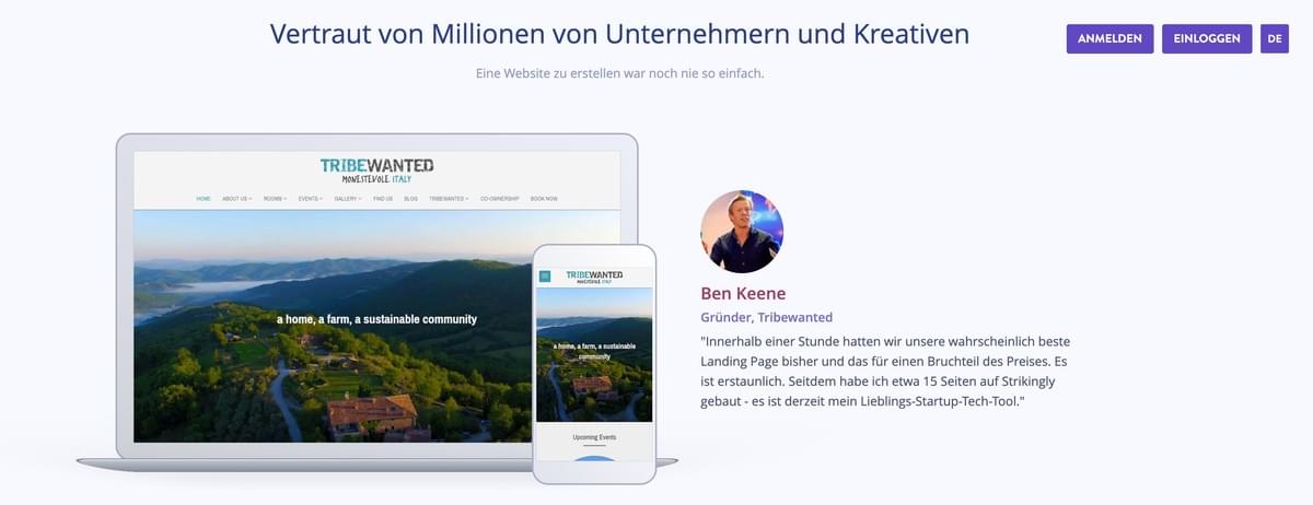 Möglichkeiten, Ihr Geschäft auf Strikingly zu fördern Möglichkeiten, Ihr Geschäft auf Strikingly zu fördern