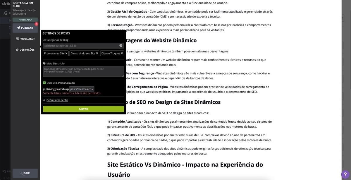 Escolhas Cruciais: Navegando no Impacto do SEO em Design de Websites Estáticos vs Dinâmicos Escolhas Cruciais: Navegando no Impacto do SEO em Design de Websites Estáticos vs Dinâmicos
