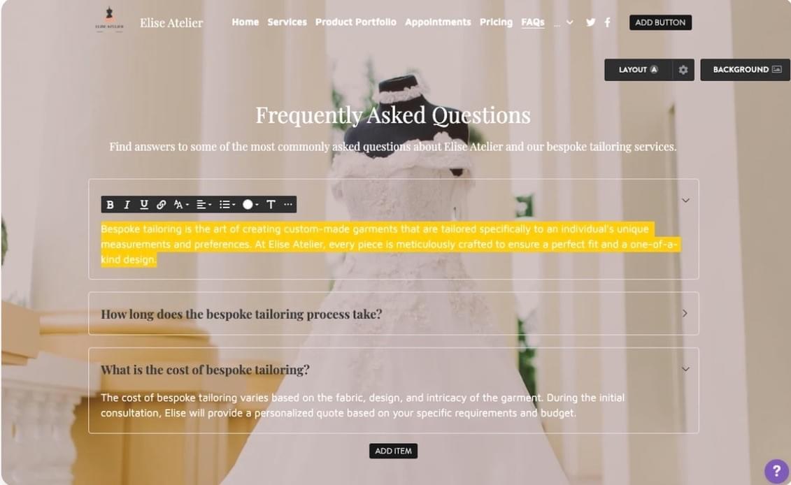 Gestalten Sie Ihre FAQ-Seite mit Strikingly Gestalten Sie Ihre FAQ-Seite mit Strikingly