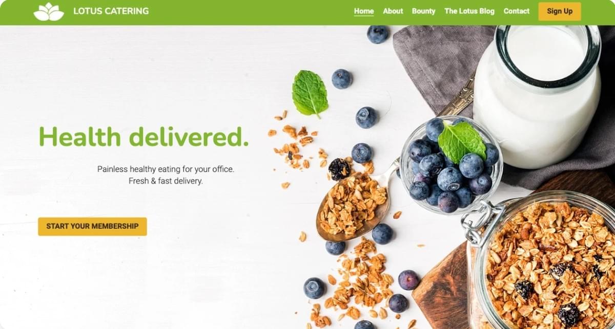 Lotus Catering Sjabloon Lotus Catering Sjabloon