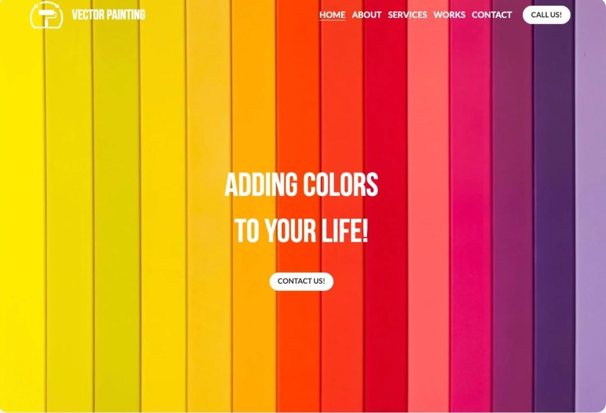 Vector Schilderij Sjabloon van Strikingly Vector Schilderij Sjabloon van Strikingly