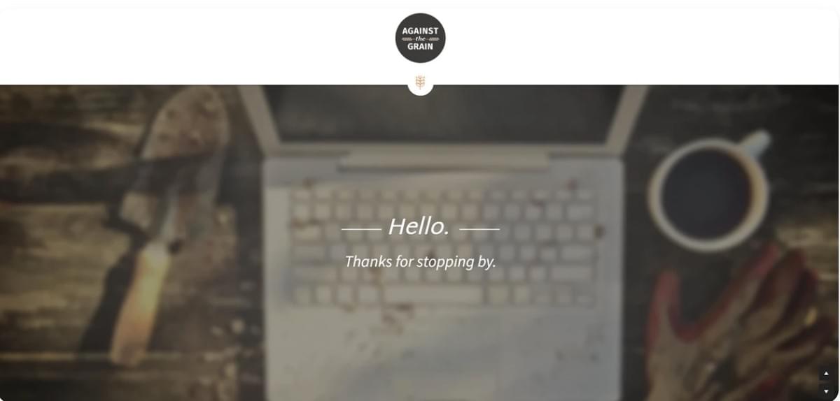 Design de blog de grãos com Strikingly Design de blog de grãos com Strikingly