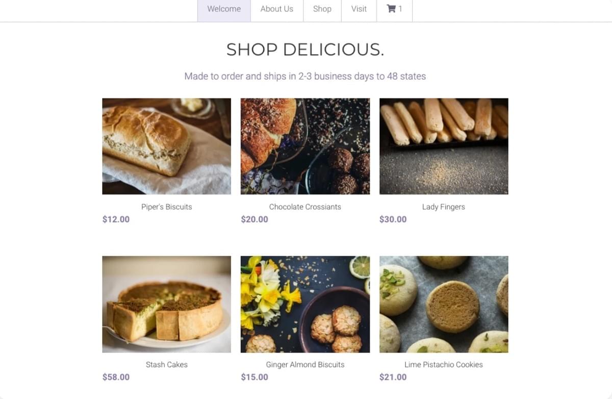 Minimal Store Template von Strikingly Minimal Store Template von Strikingly
