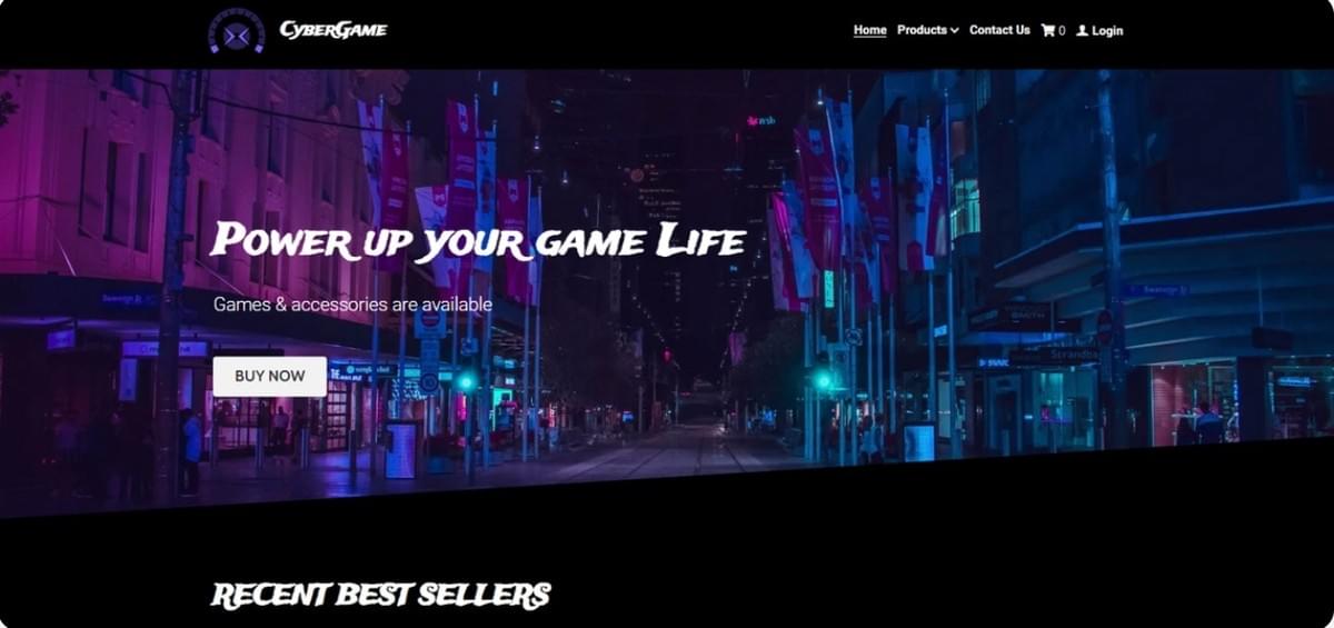Modelo CyberGame da Strikingly Modelo CyberGame da Strikingly