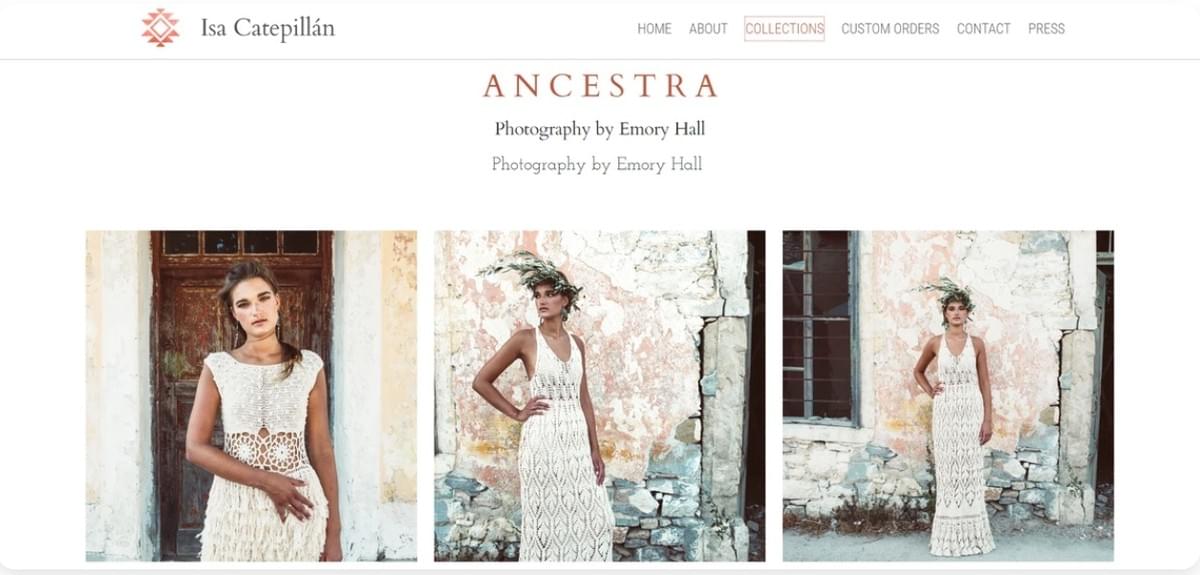 Modelo de site de roupa Isa Modelo de site de roupa Isa