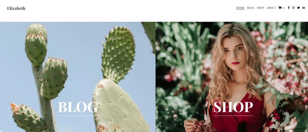 Template Succulent da Strikingly Template Succulent da Strikingly
