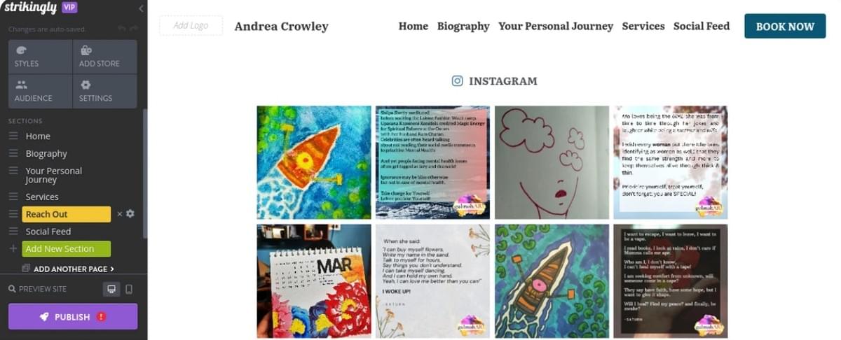 Hoe kan Strikingly helpen met social media marketing - Sociale Media Feeds Hoe kan Strikingly helpen met social media marketing - Sociale Media Feeds