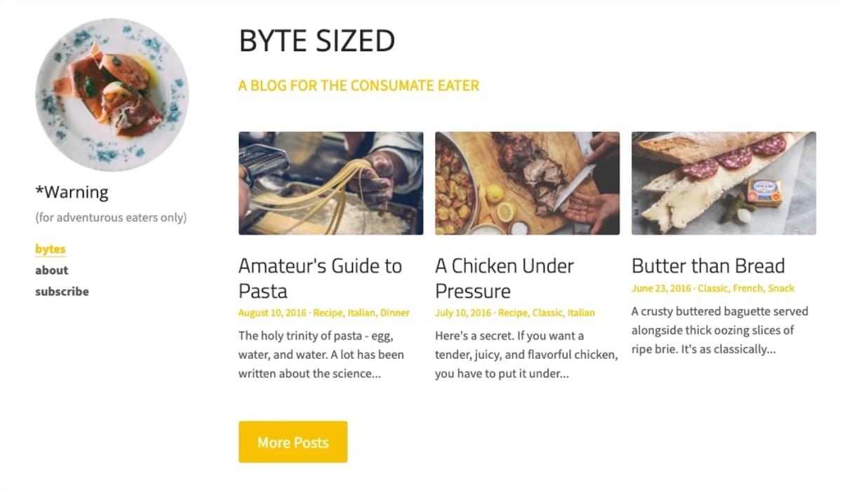 Byte-Sized-Template von Strikingly Byte-Sized-Template von Strikingly