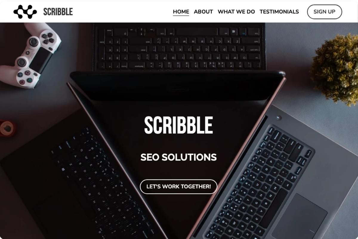 Modelos Scribble do Strikingly Modelos Scribble do Strikingly