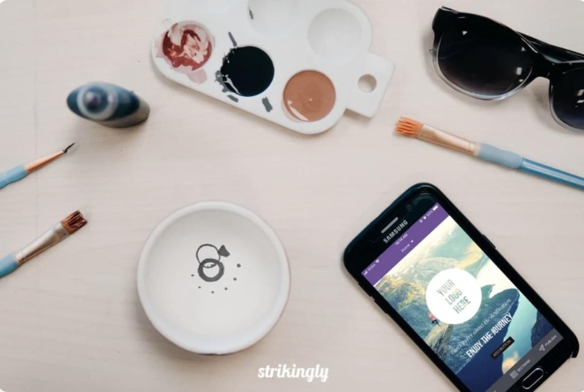 Aplicativo Móvel Strikingly Aplicativo Móvel Strikingly