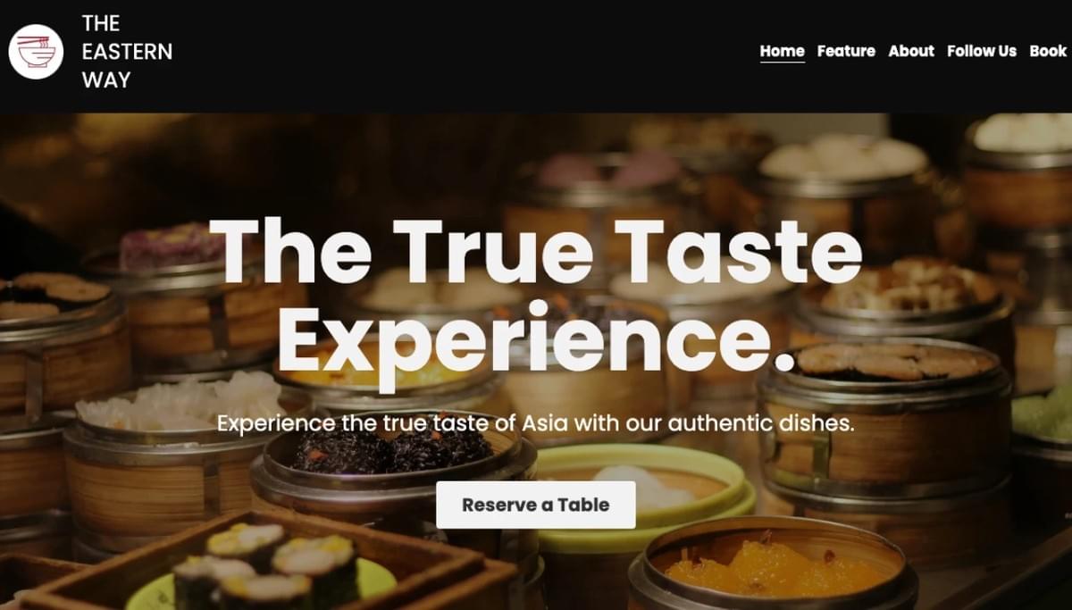 Das Eastern Way Template mit Strikingly Das Eastern Way Template mit Strikingly