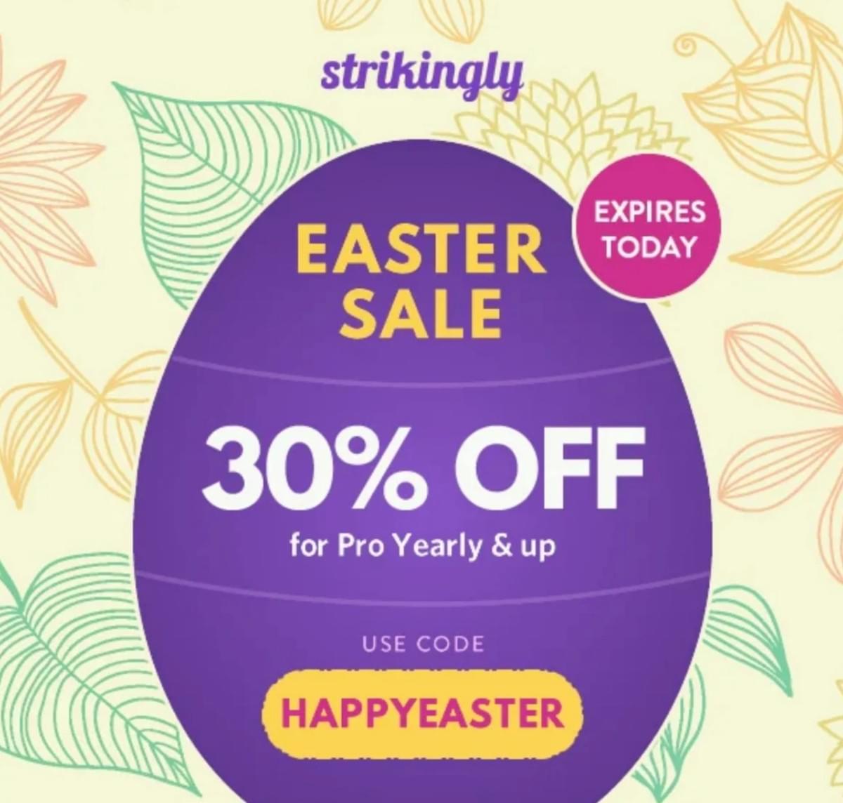 Strikingly Paasuitverkoop Strikingly Paasuitverkoop