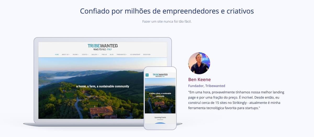 melhores designs de blogs com Strikingly melhores designs de blogs com Strikingly