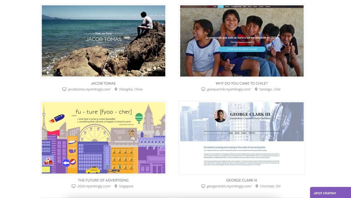 Auffallende Websites mit Domainnamen Auffallende Websites mit Domainnamen