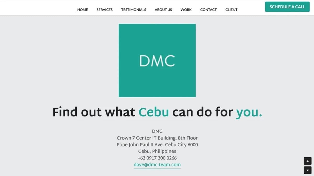 E-mail comercial da DMC E-mail comercial da DMC