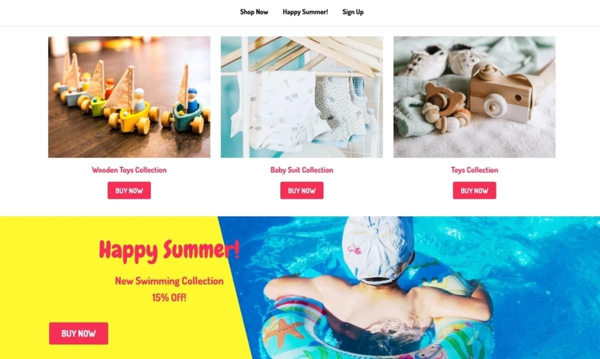 Peggi Store Vorlage von Strikingly Peggi Store Vorlage von Strikingly