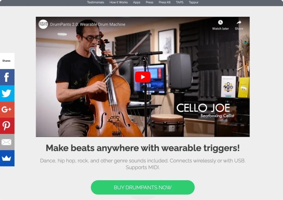 Video-inhoud: Drumpants Video-inhoud: Drumpants