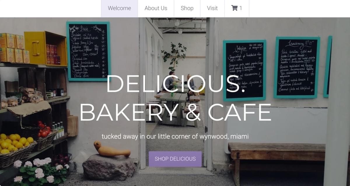 Minimalistisches Online-Shop-Template von Strikingly Minimalistisches Online-Shop-Template von Strikingly