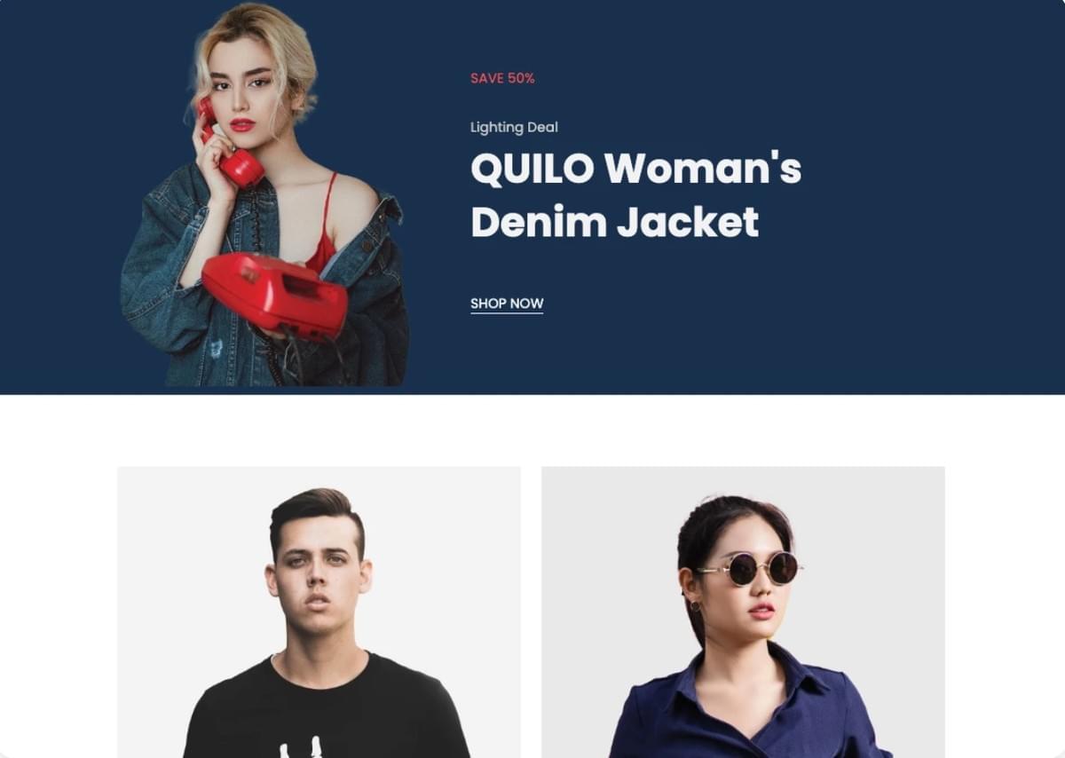 Modelo de Loja Online Quilo da Strikingly Modelo de Loja Online Quilo da Strikingly